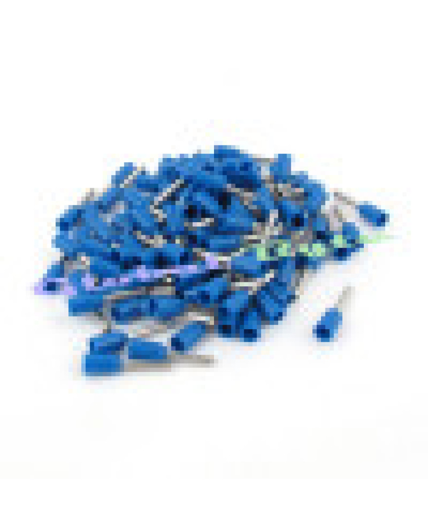 Crimp Terminal for 0.3 to 1 Sq mm Wire  (Pack of 100pce)  (Blue)